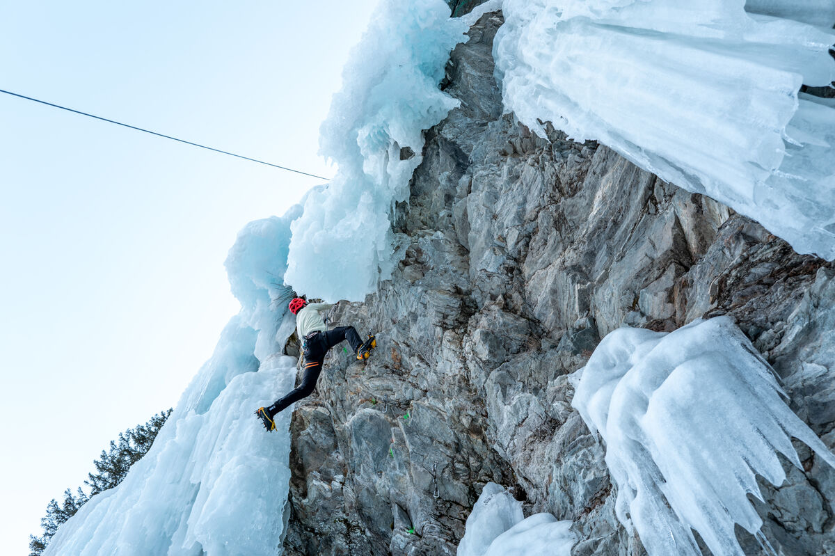 Ice climbing